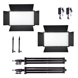 Kaiseberg - Kaiseberg PL-800BI 50W Panel Akrobatik Led Işık - Kit 2
