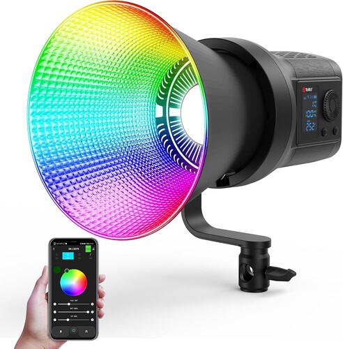 Kaiseberg SK-135FR RGB AIR Spotlight Işık 80cm Octagon Softbox Set - İkili Kit