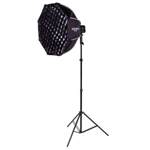 Kaiseberg SL-60B AIR 60W Bataryalı Bi-color Taşınabilir Softbox Işık - Kit 2 - Thumbnail