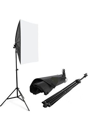 Kaiseberg Sürekli LED 2 in 1 Softbox ve Ürün Çekim Çadırı 75x75cm