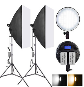Kaiseberg - Kaiseberg TLB 500 2'li Bicolor Softbox Led Işık Seti