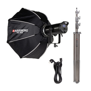 Kaiseberg - Kaiseberg X-400B Plus Bicolor Profesyonel Led Işık Seti - Kit 1