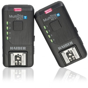Kaiser Fototechnik - Kaiser MultiTrig AS 5.1 Kamera ve Flaş İçin Radyo Tetikleyici Set (7001)