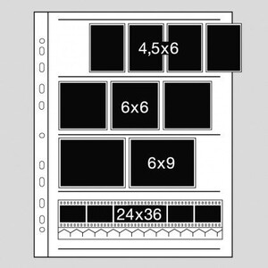 Kaiser Fototechnik - Kaiser Negatif Dosyalama Sayfaları 60 mm 4 Şerit (100) acetate (2630)