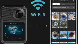 Kandao QooCam 3 Ultra 360° Aksiyon Kamerası - Thumbnail