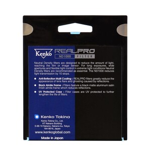 Kenko 55 mm Real Pro MC ND1000 Filtre - Thumbnail
