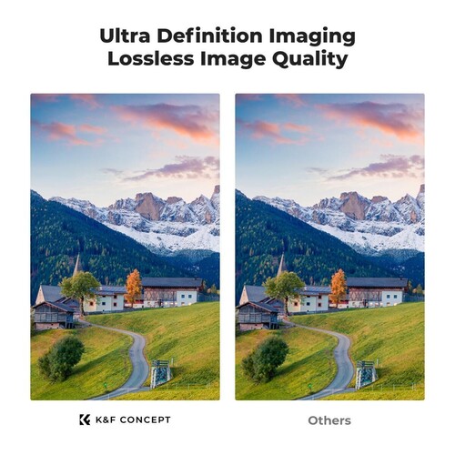 K&F 58mm Nano-D Serisi ND3-ND1000 Filtre (1.5-10 Stop)