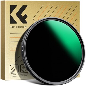 K&F - K&F 72mm Nano-D Serisi ND3-ND1000 Filtre (1.5-10 Stop)