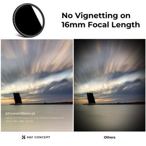 K&F Concept 55mm B-SERIES ND2-ND400 (1 ile 9 Stop) ND Filtre - Thumbnail