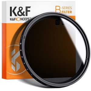 K&F - K&F Concept 72mm B-SERIES ND2-ND400 (1 ile 9 Stop) ND Filtre