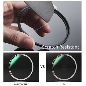 K&F - K&F Concept 86mm NANO SERIES MRC-UV Ultra Hıgh Waterproof Anti Scratch Filtre (1)