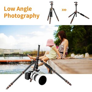 K&F Concept BA225 Carbon Fiber Tripod Ball Head (KF09.077V1) - Thumbnail