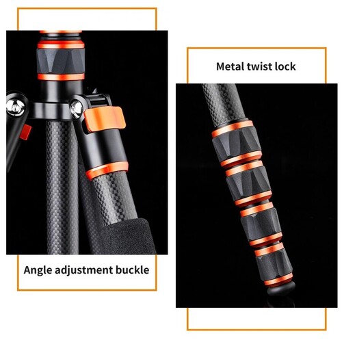 K&F Concept BA225 Carbon Fiber Tripod Ball Head (KF09.077V1)