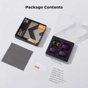 K&F Concept Insta360 Luna Ultra İçin 4 Parça Filtre Seti (CPL + ND16 + ND64 + ND256) - Thumbnail