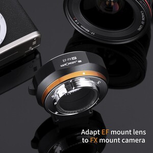 K&F Concept KF06.465 Canon EF/EF-S to Fujifilm X Mount Adaptör - Thumbnail
