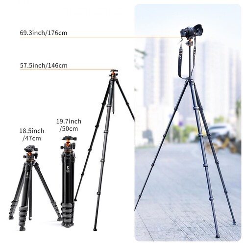 K&F Concept KF09105 Kompakt Tripod (SP4022M3)