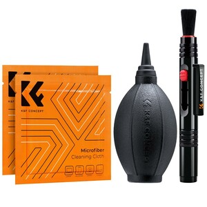 K&F - K&F Concept KF1917 3'ü 1 Arada DSLR Fotoğraf Makinesi Temizleme Seti