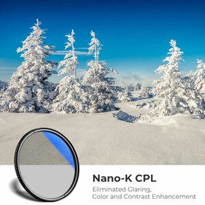 K&F Concept NANO-K SERIES 77mm HMC-CPL Filtre Ultra İnce Çok Kaplamalı - Thumbnail