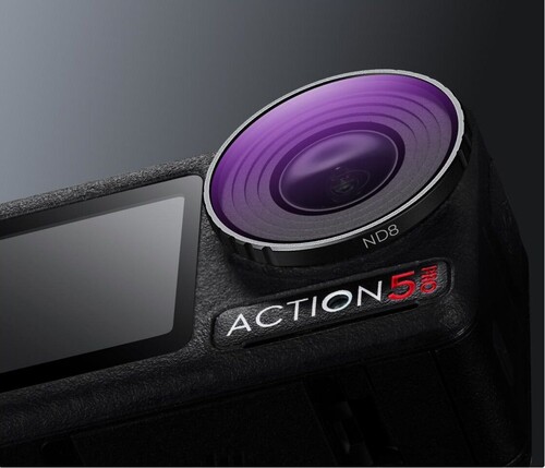 K&F concept NANO-X ND8 (3 stop) DJI Osmo Action 4 ve Osmo Action 5 Pro Lens Filtresi