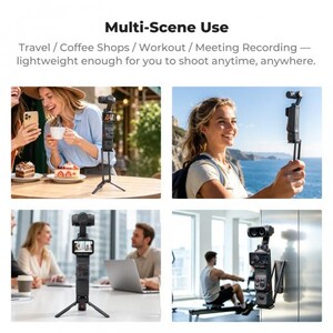K&F Concept Pocket Kamera Tripodu (Insta360 Luna ve DJI Pocket Serileri ile uyumlu) - Thumbnail