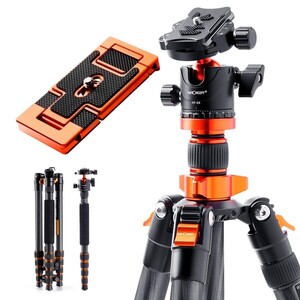 K&F Concept - K&F Concept SA225C1 Carbon Fiber Tripod (KF09.094)