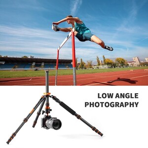 K&F Concept SA225C1 Carbon Fiber Tripod (KF09.094) - Thumbnail