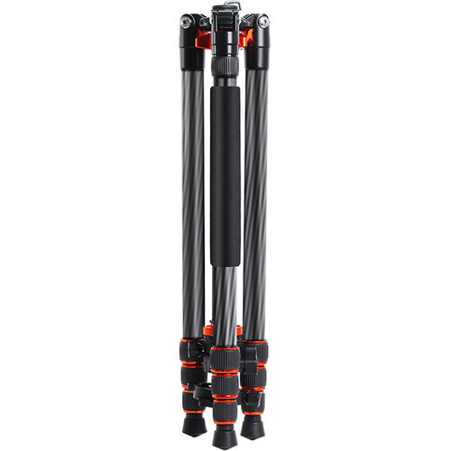 K&F Concept SA254C1 Profesyonel Carbon Fiber Tripod Kit (KF09.091)