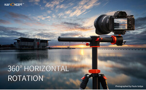 K&F Concept SA254T2 Hafif Kompakt Alüminyum Tripod (KF09.090) - Thumbnail