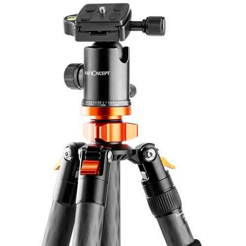 K&F Concept SA284C1 Ball Head Tripod/Monopod Kit (KF09.095)