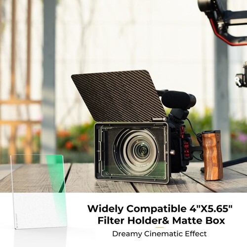 K&F NANO-X Black Mist 1/4 4x5.65 Filtre Tilta ve SmallRig ve Diğer Matbox ile Uyumlu 4mm HD Optik Cam