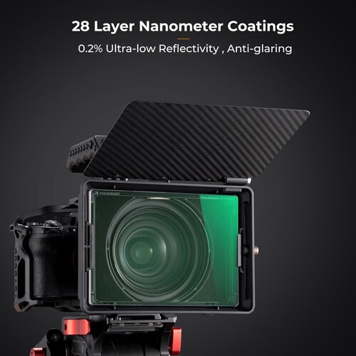 K&F NANO-X Black Mist 1/4 4x5.65 Filtre Tilta ve SmallRig ve Diğer Matbox ile Uyumlu 4mm HD Optik Cam