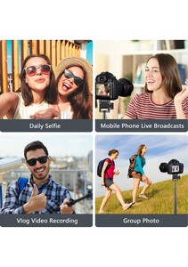 Kingjoy M080 Selfi Monopod Kablosuz Uzaktan Kumanda ile - Thumbnail