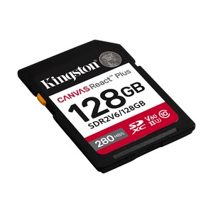 Kingston - Kingston 128GB Canvas React Plus SDXC UHS-II 280R/100W U3 V60 (1)