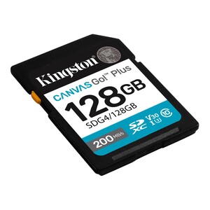 Kingston - Kingston 128GB SDXC Canvas Go! Plus Gen4 200MB/s C10 UHS-I U3 V30 (1)