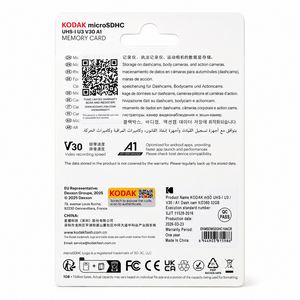 Kodak 32GB microSD UHS-I U3/V30/A1 Hafıza Kartı (KD360) - Thumbnail