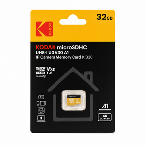 Kodak - Kodak 32GB microSD UHS-I U3/V30/A1 Hafıza Kartı (KI330)