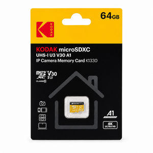 Kodak - Kodak 64GB microSD UHS-I U3/V30/A1 Hafıza Kartı (KI330)