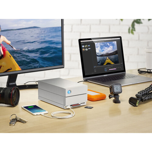 LaCie 16TB 2big Dock 2 Diskli Thunderbolt 3 RAID Dockin Station