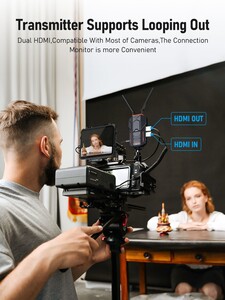LEMORELE R100 1080P Kablosuz HDMI Görüntü Aktarım Kiti - Thumbnail