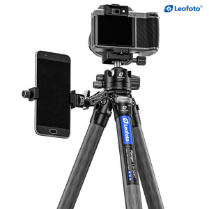 Leofoto - Leofoto LS-324C+LH-40 Profesyonel Karbon Fiber Tripod Kit (Ranger Serisi 4 Bölmeli + LH-40 Top Kafa) (1)