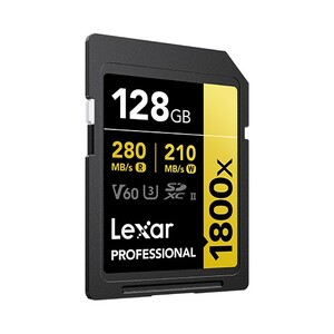 Lexar - Lexar 128GB 1800x Profesyonel UHS-II SDXC Hafıza Kartı (GOLD Serisi) (1)