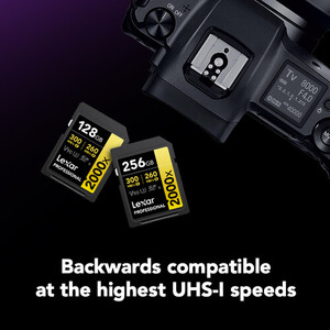Lexar 128GB 2000x Professional SDXC UHS-II V90 300 MB/s Hafıza Kartı - Thumbnail
