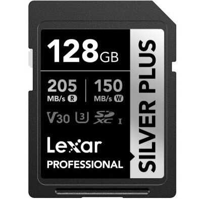 Lexar 128GB Silver Plus SD Hafıza Kartı