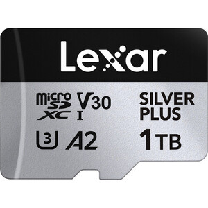 Lexar - Lexar 1TB 205 MB/s Silver Plus microSD UHS-I V30 Hafıza Kartı