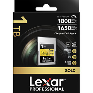 Lexar 1TB Professional GOLD CFexpress 4.0 Type A Hafıza Kartı - Thumbnail