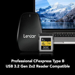 Lexar - Lexar 1TB Profesyonel CFexpress Type B Hafıza Kartı (Gold Serisi (1)