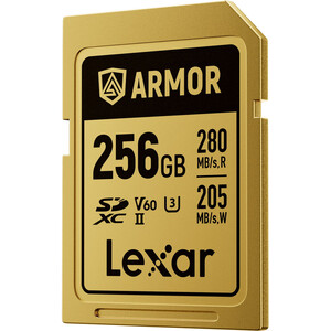 Lexar 256GB 280MB/s ARMOR GOLD Serisi SDXC UHS-II Hafıza Kartı - Thumbnail