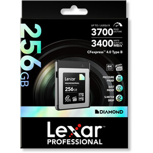 Lexar 256GB Professional CFexpress 4.0 Type B Hafıza Kart (Diamond Serisi) - Thumbnail