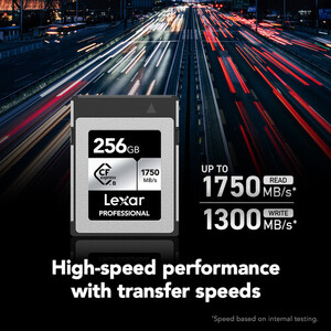 Lexar 256GB Professional SILVER Serisi CFexpress Type B Hafıza Kartı - Thumbnail