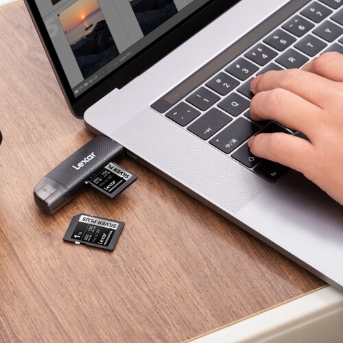 Lexar 256GB Silver Plus SD Hafıza Kartı